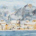 Winterliches Dürnstein in der Wachau