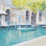 Fassade am Kanal in Venedig