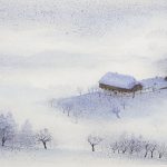 Winterlicher Gutshof im Schwarzwald
